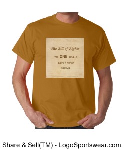 The Bill of Rights - Unisex Camel Design Zoom