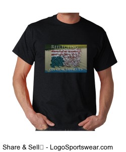 Reflecting On Our Liberties - Unisex Dark Heather Design Zoom